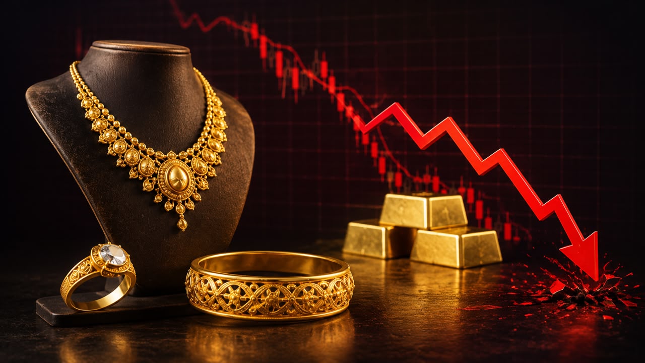 टायटन कंपनी (Titan) च्या शेअर्समध्ये घसरण; सोन्याच्या वाढत्या किमतींचा फटका! 😩